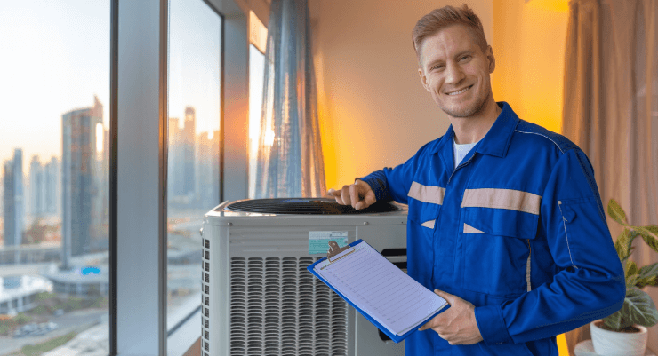 Transparent AC Service Cost in Dubai